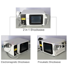 Pneumatic Medical Electromagnetic Shockwave Therapy Machine Dual Handles For Ed Body Pain Reduction